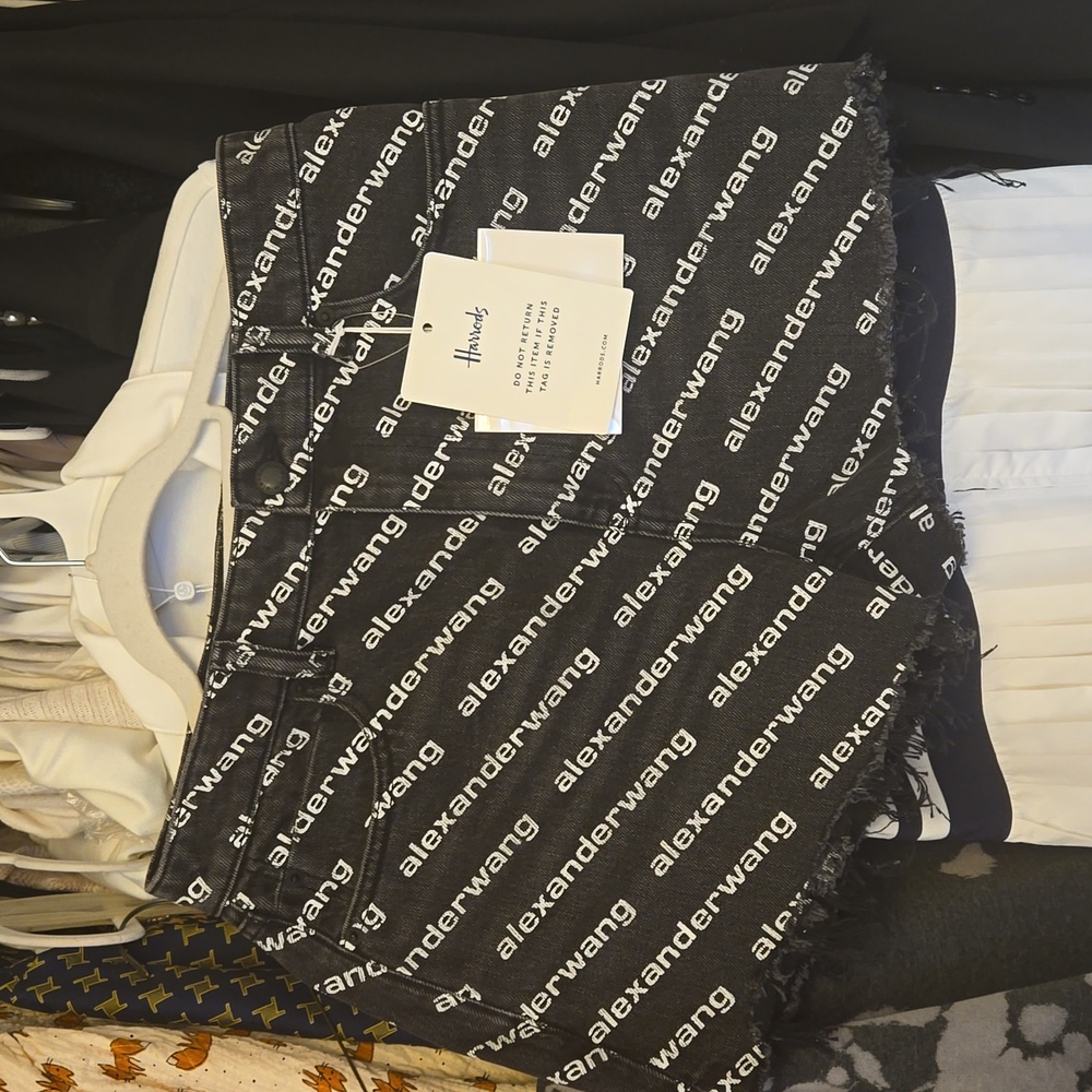 Authentic Alexander Wang Jean Shorts from Harrods